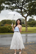 Load image into Gallery viewer, ANIMEE MAXI SKIRT IN WHITE
