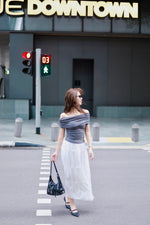 Load image into Gallery viewer, CHERIE TIERED FLARE RUFFLE MAXI SKIRT
