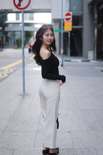 Load image into Gallery viewer, MARIS STRAIGHT CUT PANTS IN CREAM
