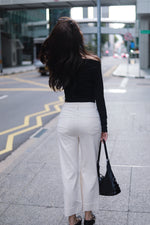 Load image into Gallery viewer, MARIS STRAIGHT CUT PANTS IN CREAM
