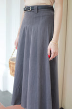 Load image into Gallery viewer, FAITH PLEATS MIDI SKIRT
