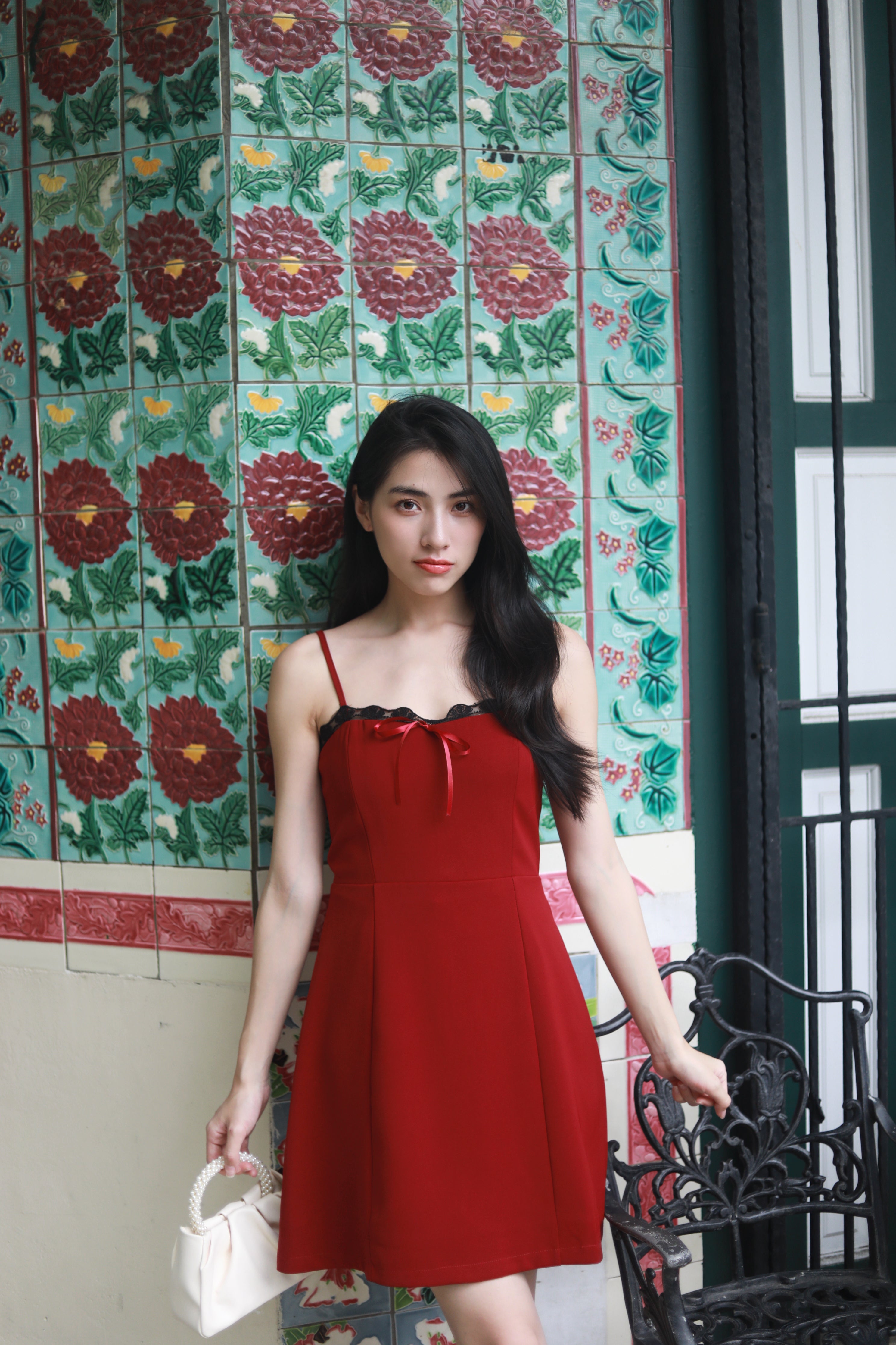 LINA LACE MINI DRESS IN WINE Tropicala LINA LACE MINI DRESS IN WINE Tropicala