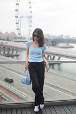 Load image into Gallery viewer, PEYTON CARGO POCKET PANTS IN BLACK
