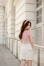 Load image into Gallery viewer, THEA BASIC KNIT TOP IN PINK
