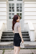 Load image into Gallery viewer, COCO CARGO SKIRT IN BLACK
