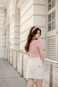 COCO CARGO SKIRT IN CREAM