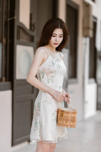 BETHANY FLORAL EMBROIDERED DRESS