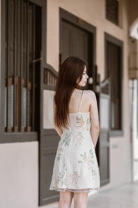 BETHANY FLORAL EMBROIDERED DRESS