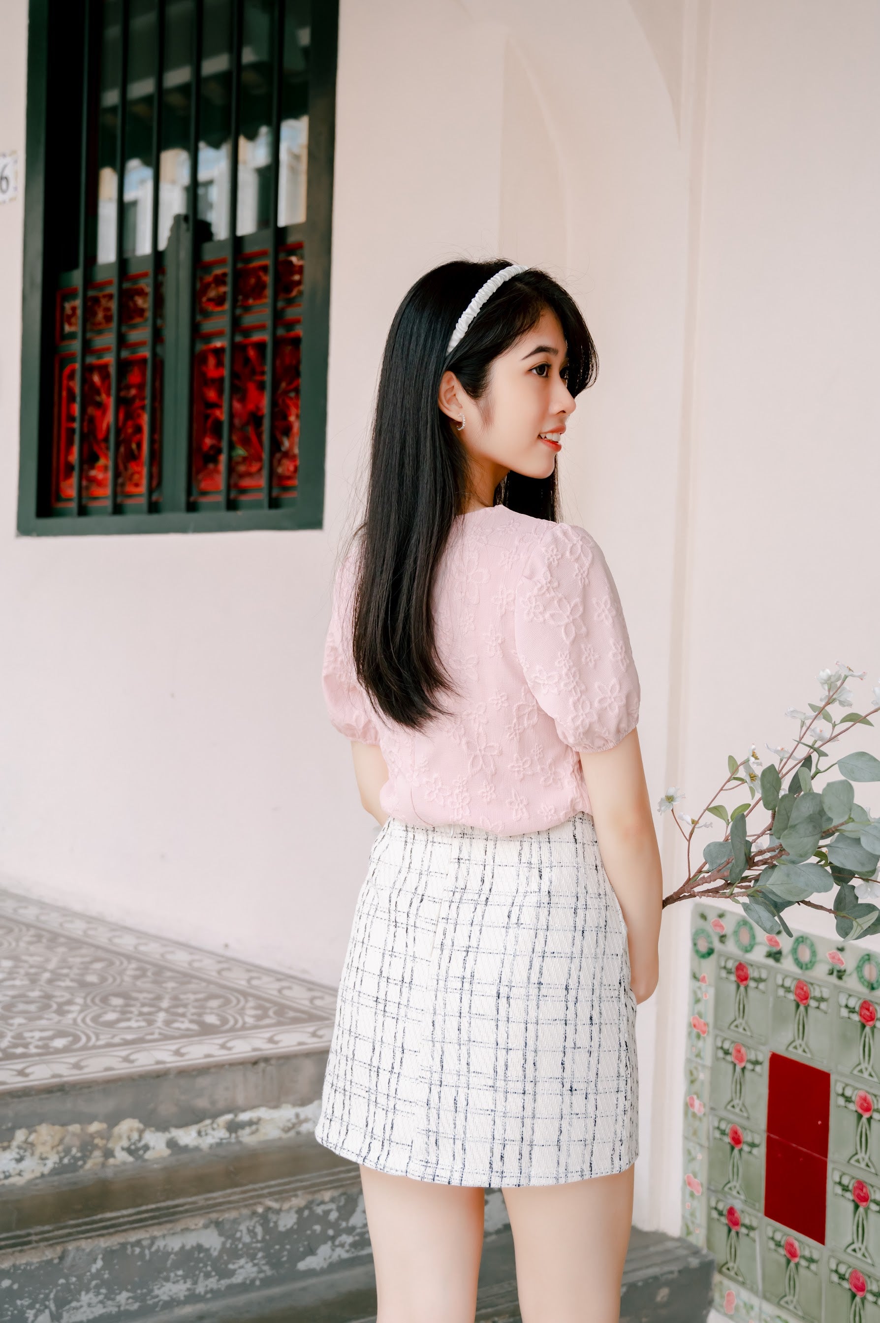 LILY BASIC TWEED SKIRT